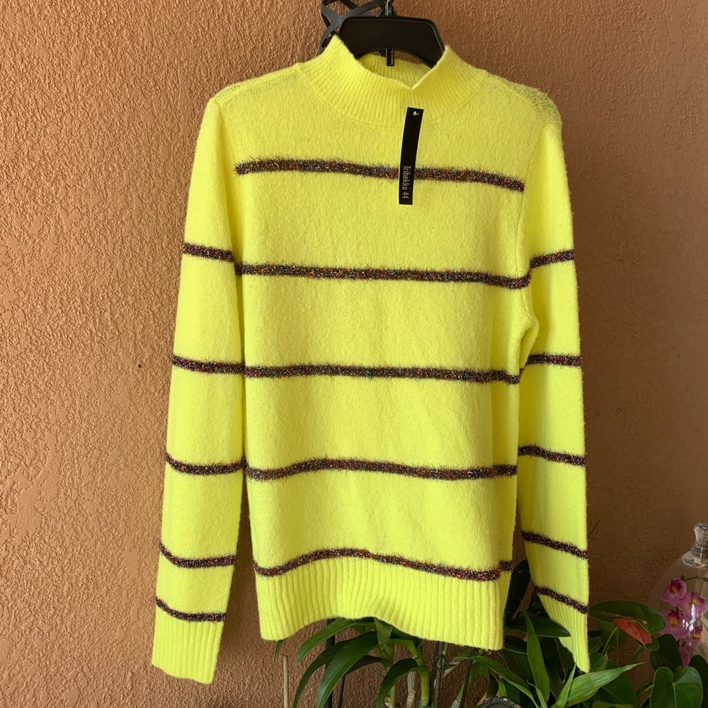 Tribekka 44 Women’s Yellow Cowl Neck Sweater